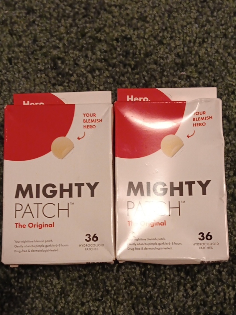 The Original Hydrocolloid Acne Pimple Patches. 2pk Of 36 Ea.